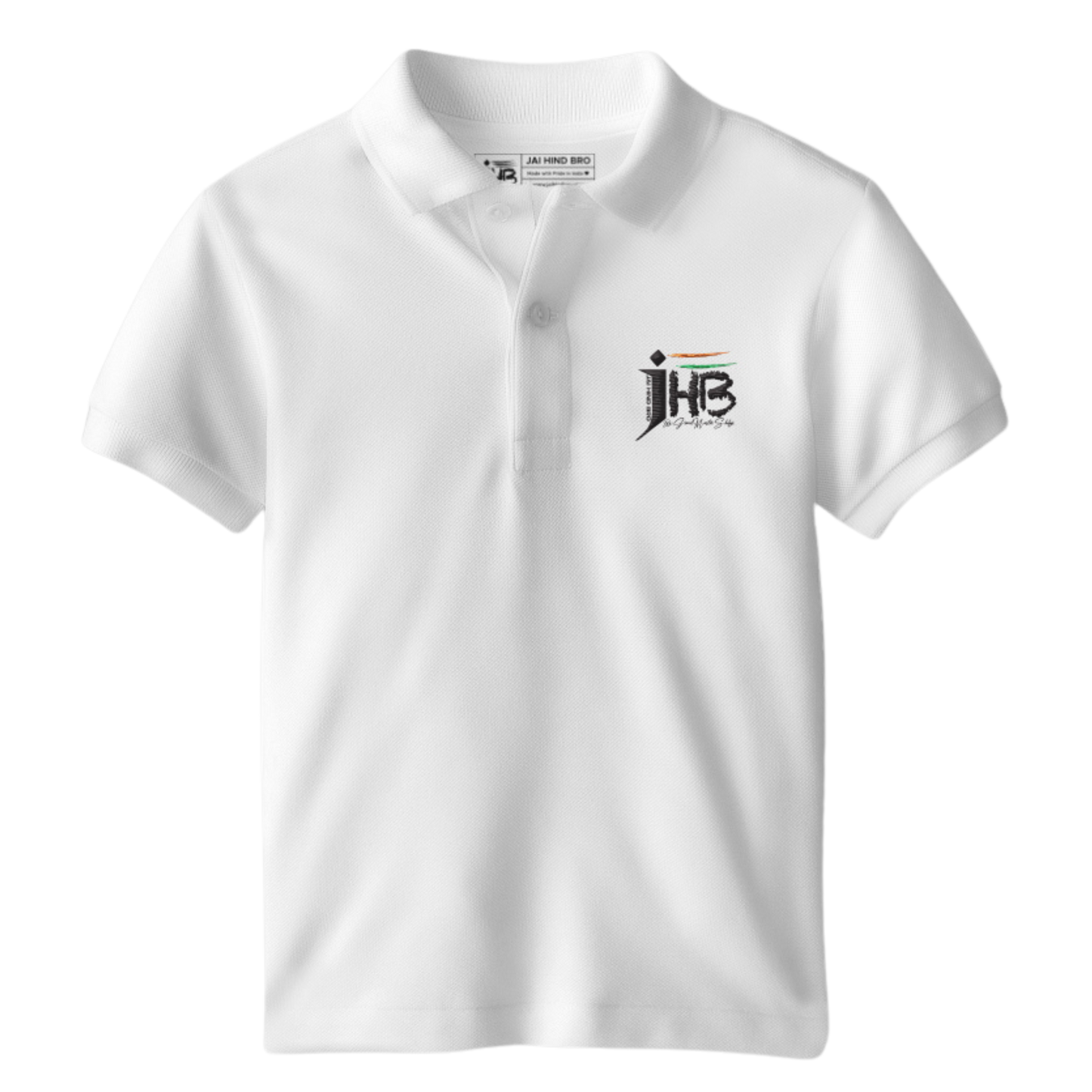 JHB WHITE POLO T-SHIRT