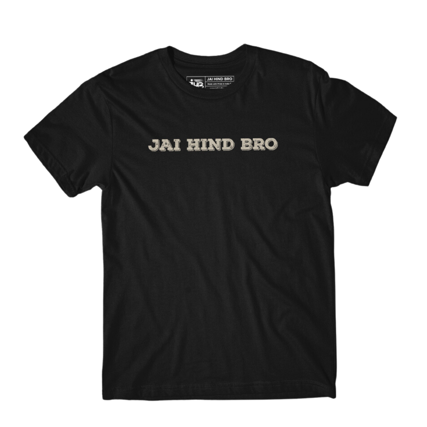 Jai Hind Bro Black T-Shirt
