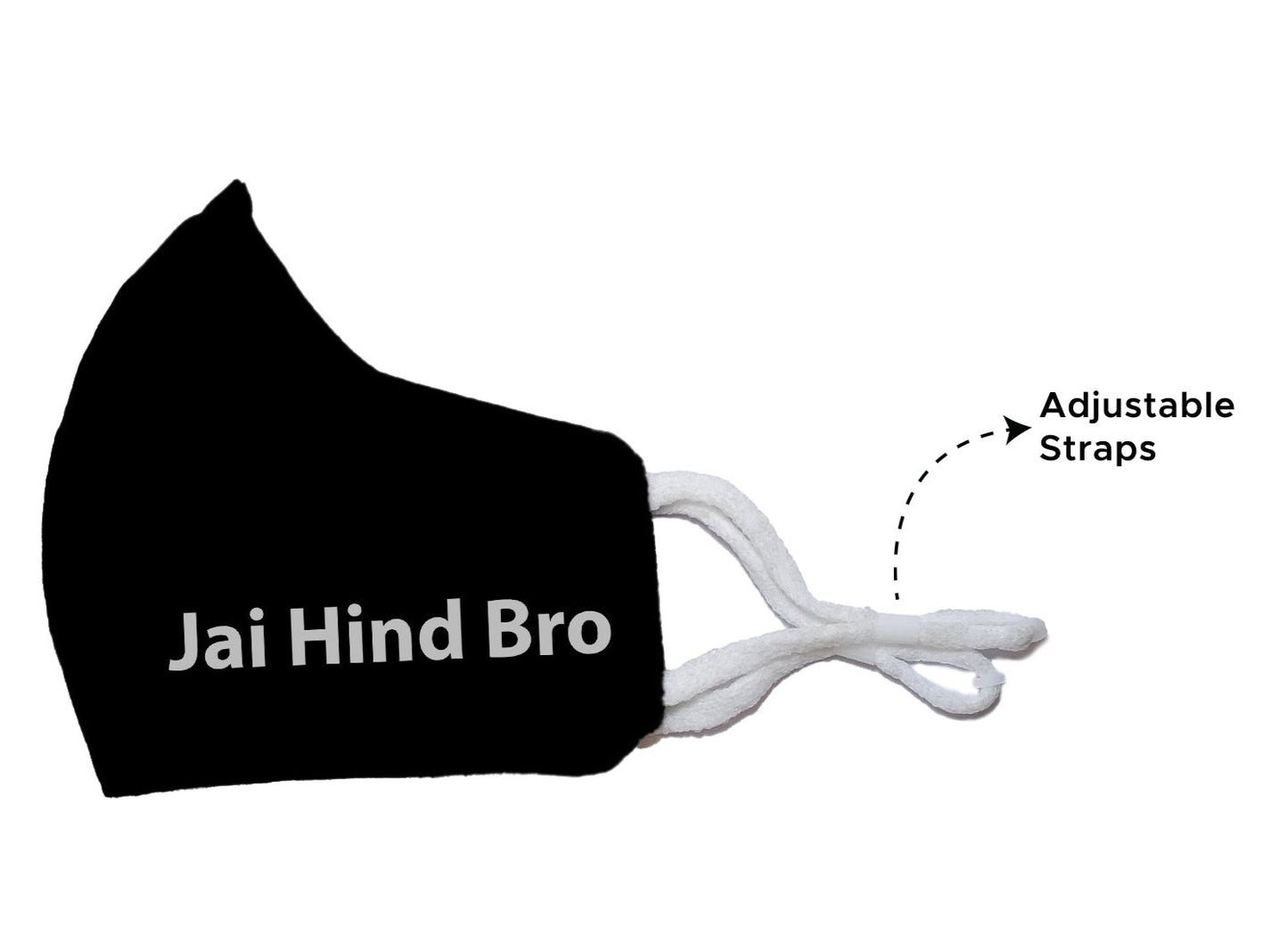 JAI HIND BRO Reflector Mask