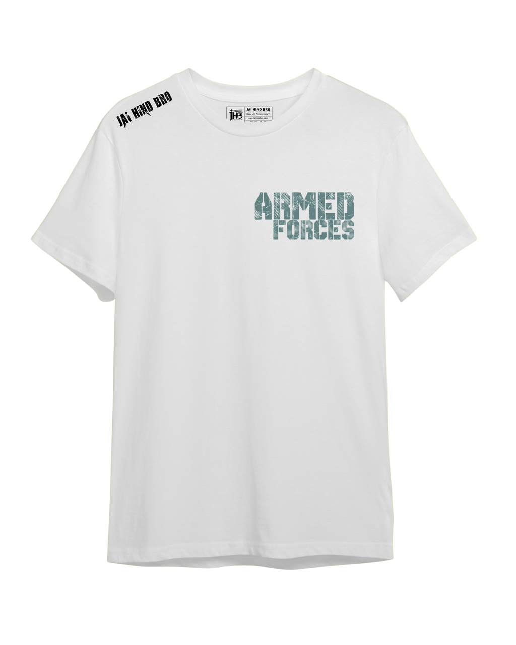 ARMED FORCE WHITE OVERSIZED T-SHIRT