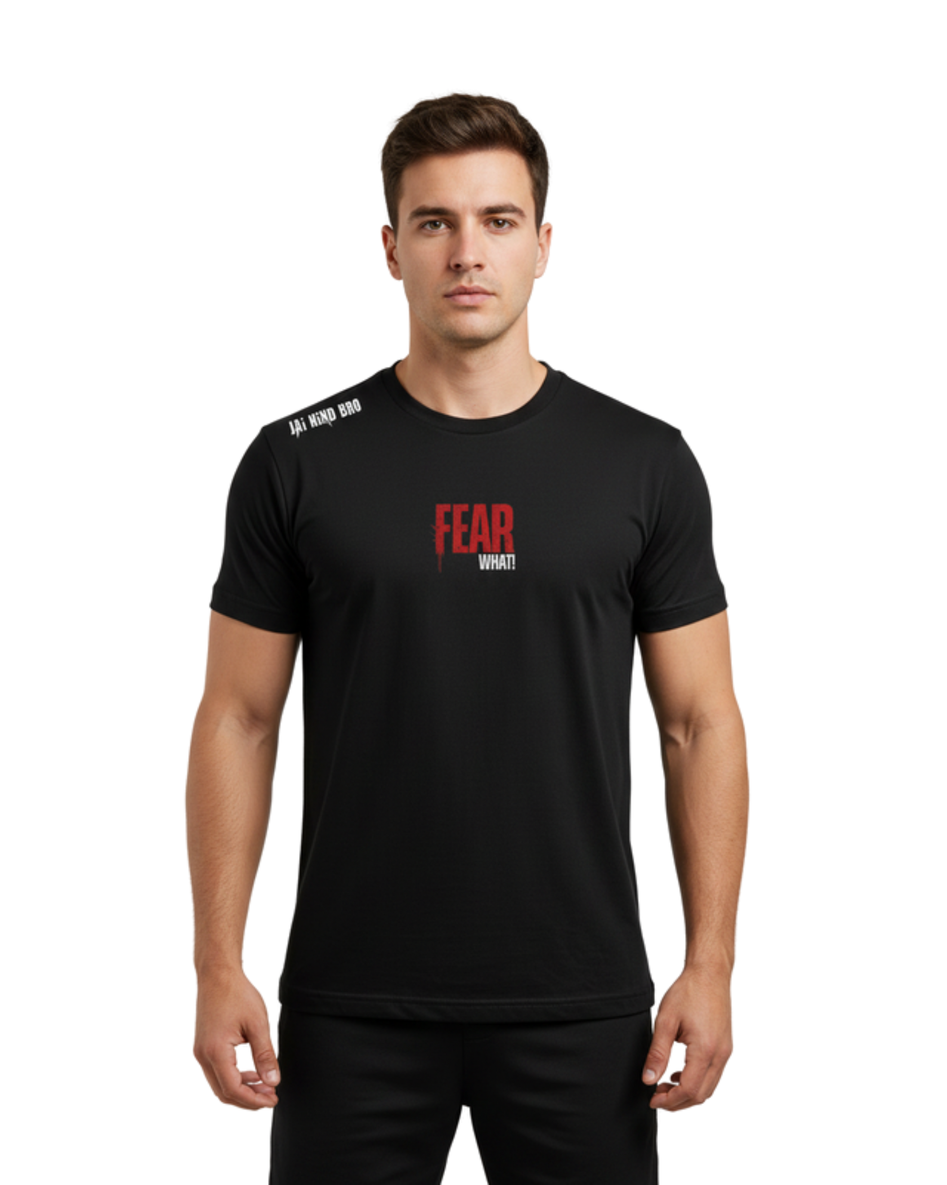 FEAR WHAT!  BLACK OVERSIZED T-SHIRT (Copy)