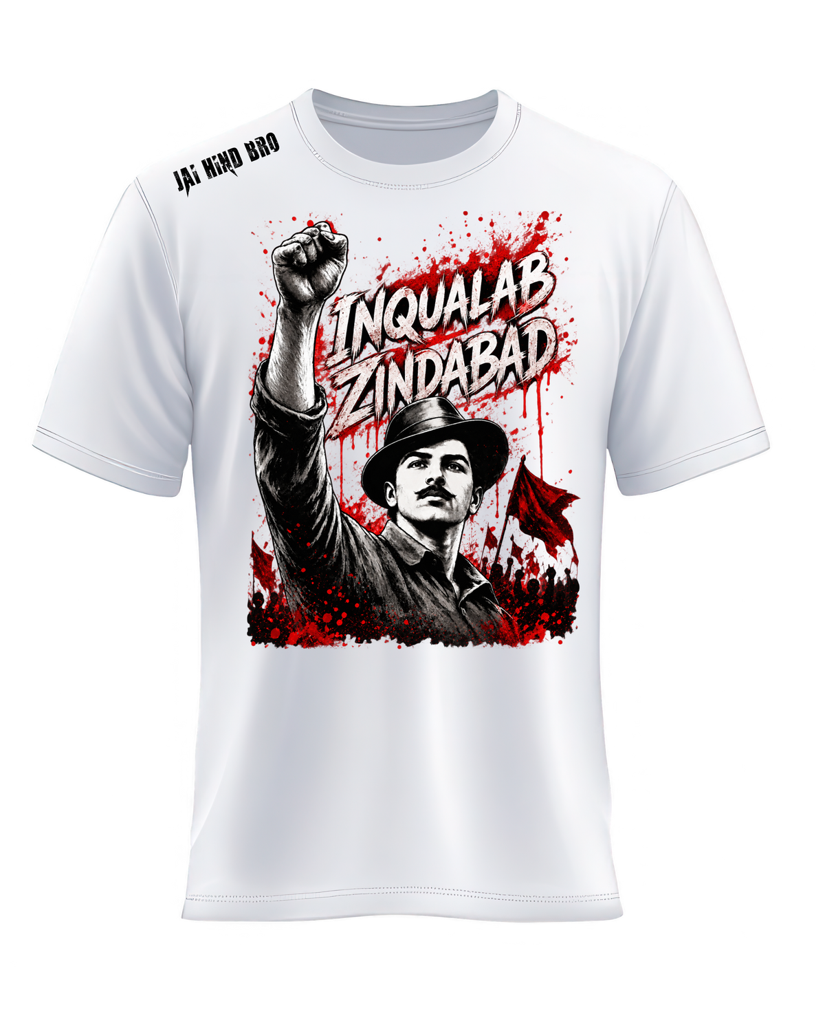 FREEDOM WHITE OVERSIZED T-SHIRT