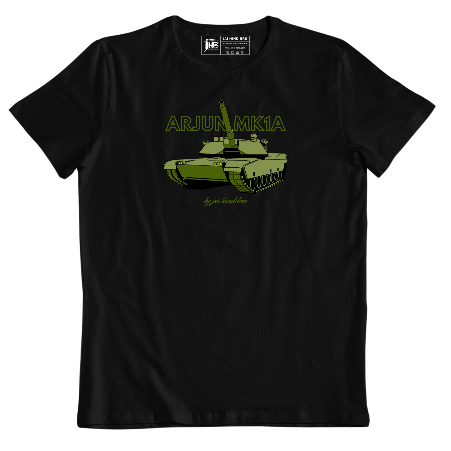 ARJUN MK 1A OVERSIZED BLACK T-SHIRT