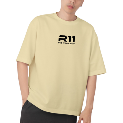 INS VIKRANT BEIGE OVERSIZED T-SHIRT