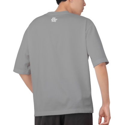 NETAJI SUBHAS CHANDRA BOSE GREY OVERSIZED T-SHIRT