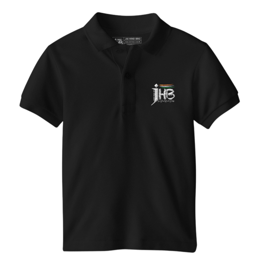 JHB BLACK POLO T-SHIRT