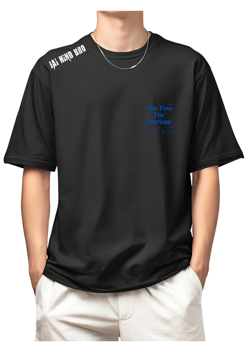 THE FEARLESS WHITE OVERSIZED T-SHIRT