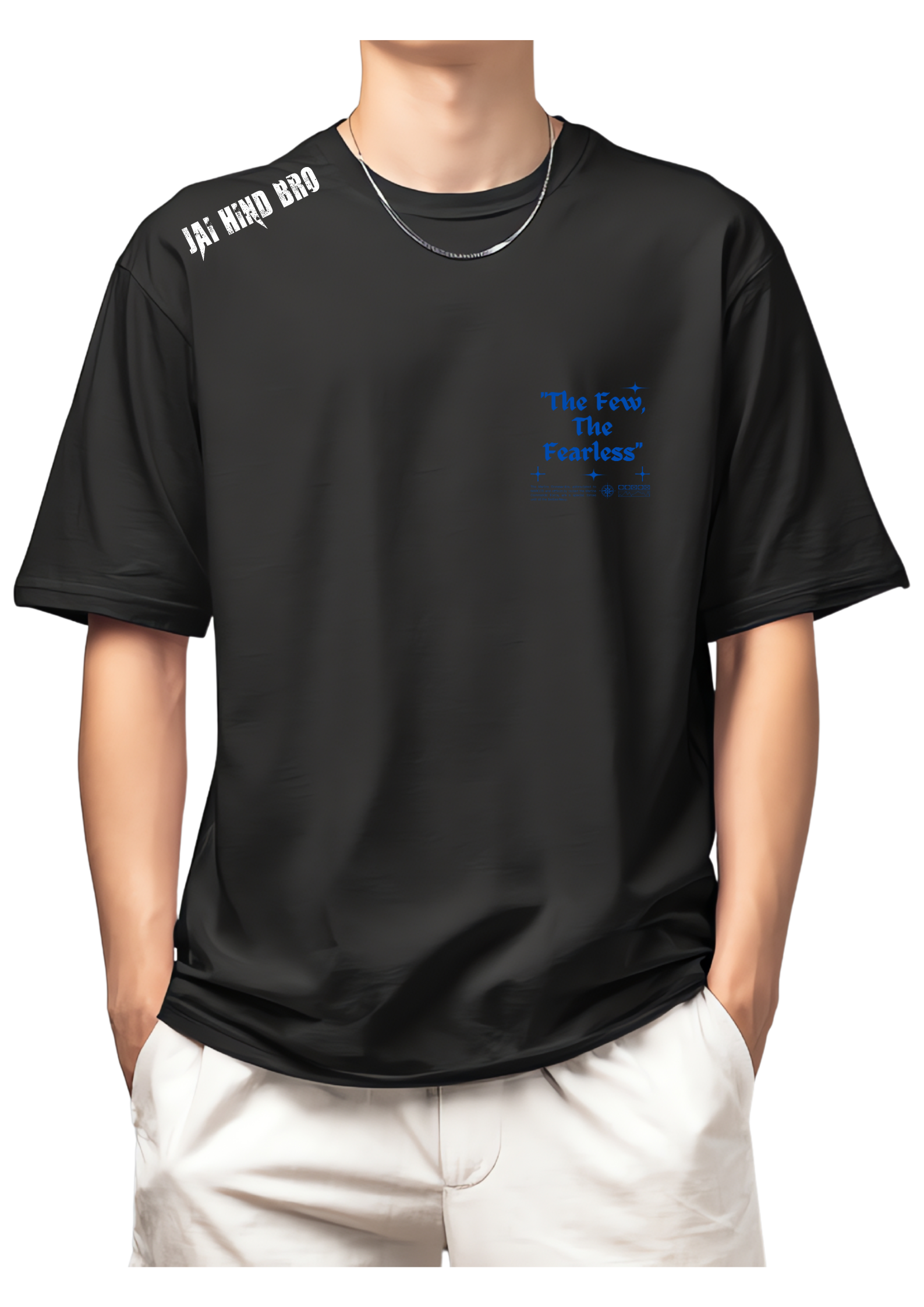 THE FEARLESS WHITE OVERSIZED T-SHIRT