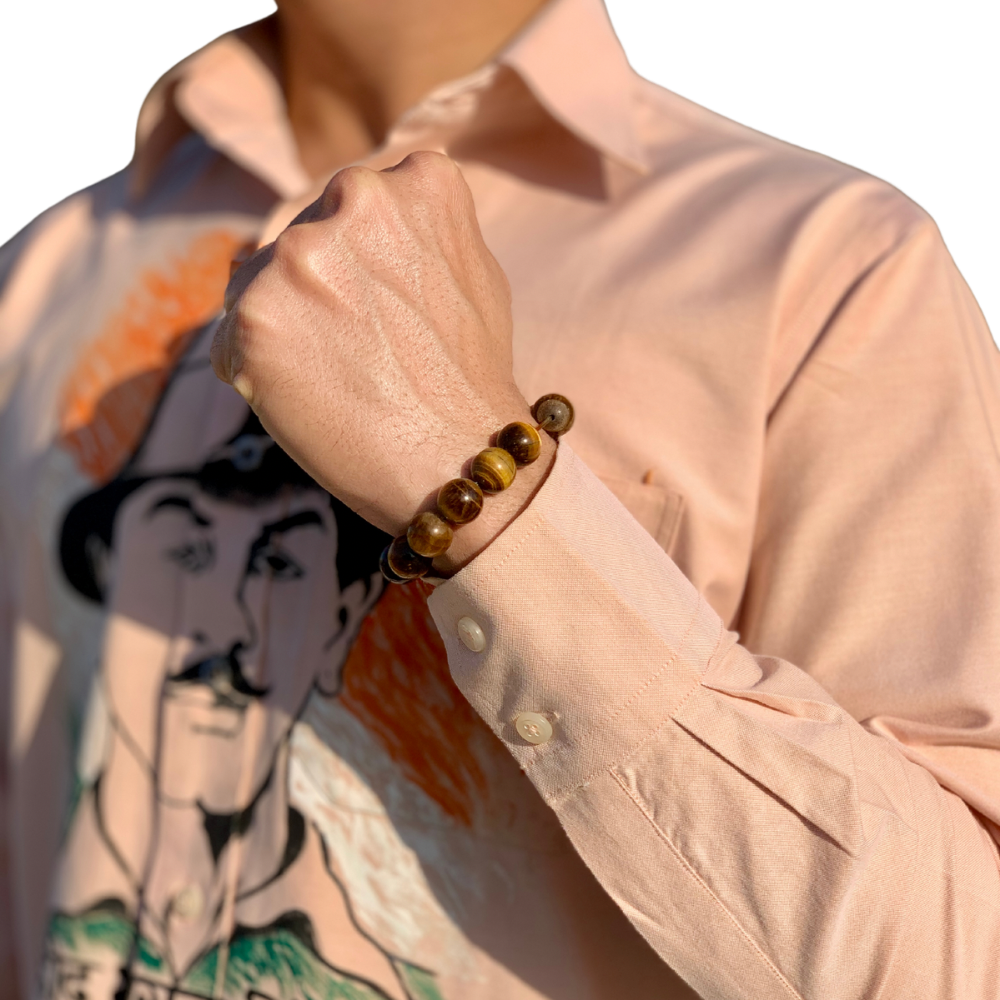 Inqualab Zindabad” Bhagat Singh Beige Shirt Printed Shirt