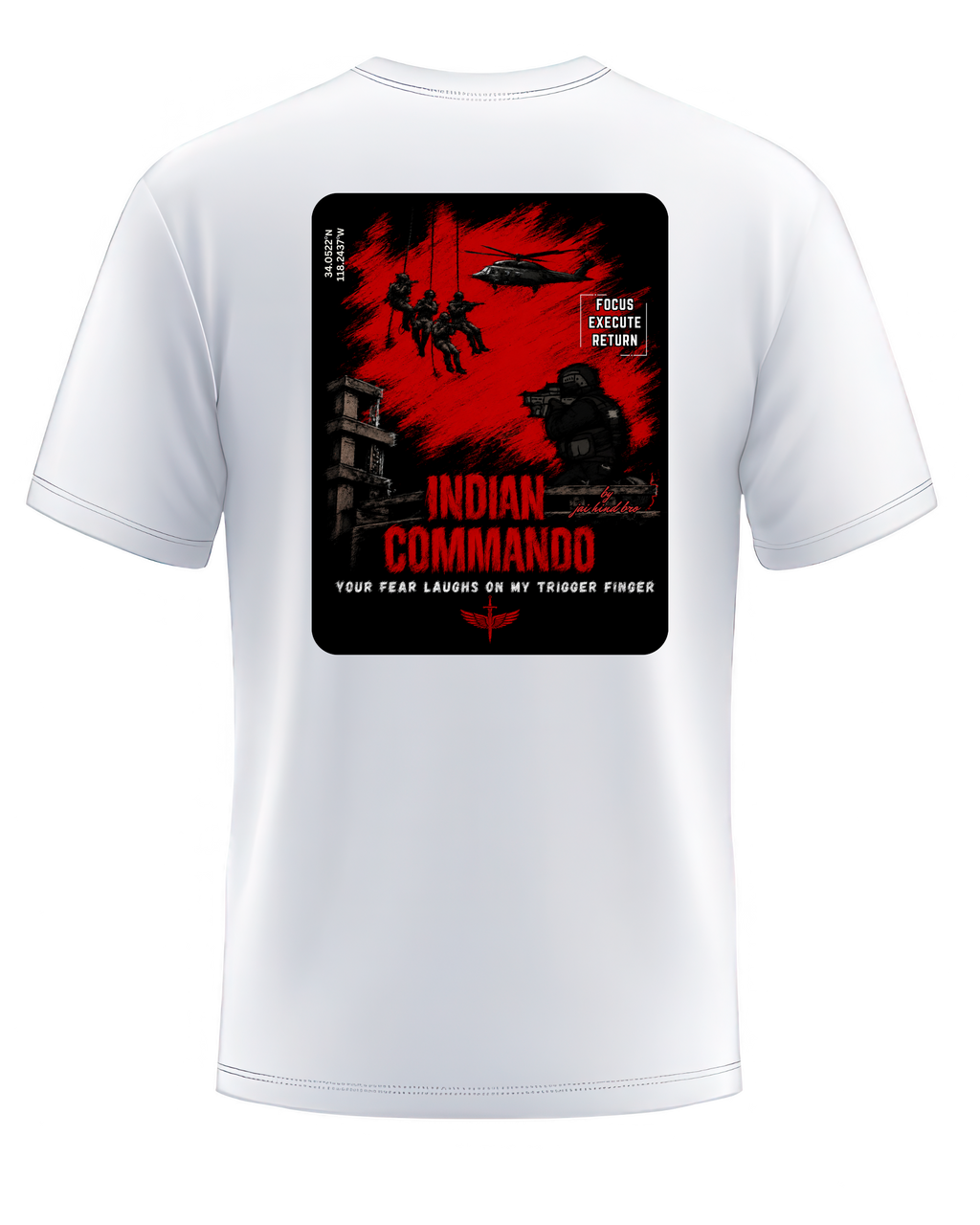Indian Commando Graphic T-Shirt