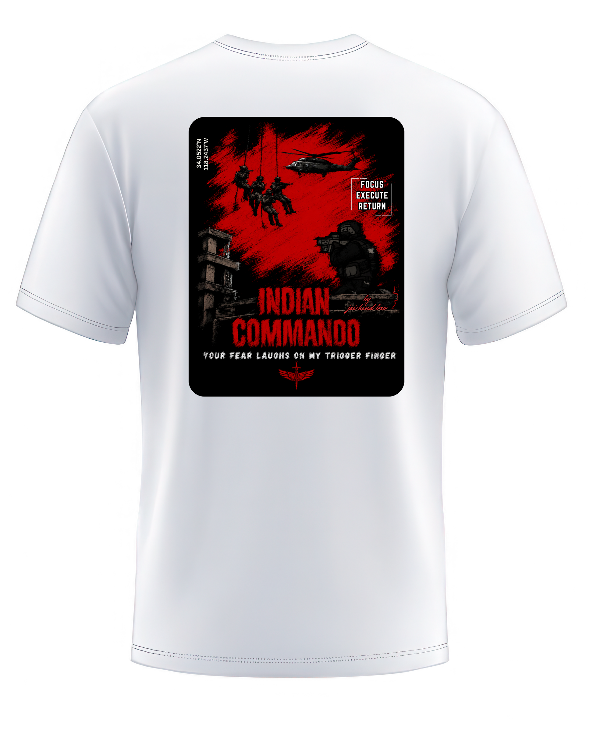Indian Commando Graphic T-Shirt