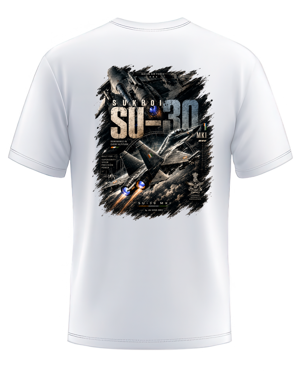 Sukhoi Su-30MKI Premium Fighter Jet Graphic Tee