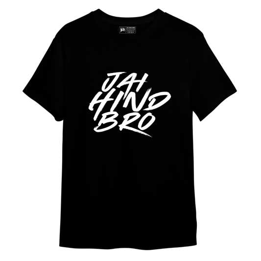 JAI HIND BRO Black T-shirt