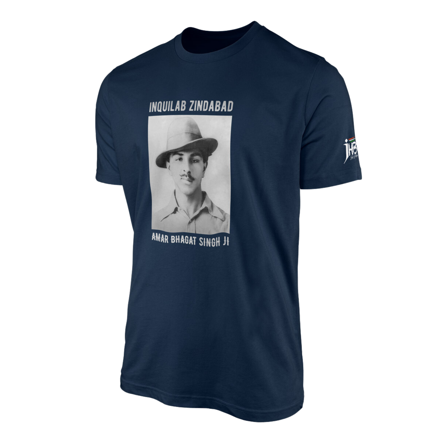 Amar Bhagat Singh ji (1907 to Infinity) Navy Blue T-Shirt