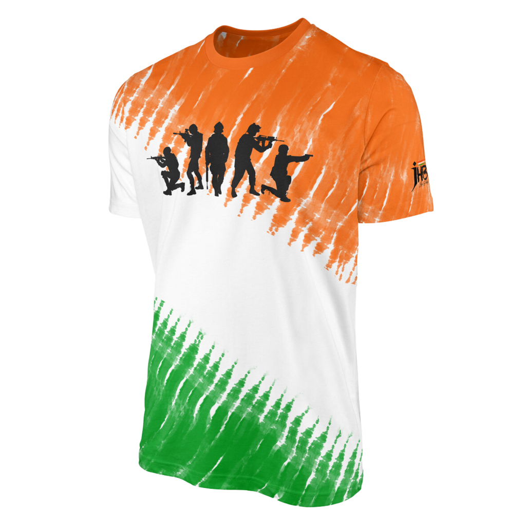 Tri Colour Tie Dye T-shirt